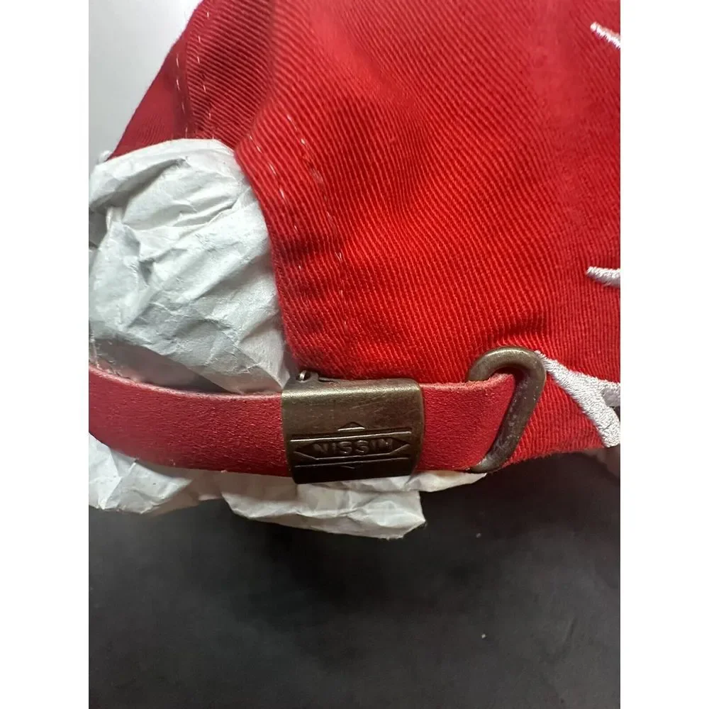 Vintage California Cruisers Spellout Red And Black Cap, Snapback Hat, - Sportcap